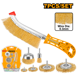 Набор кордщеток INGCO WB10071 Набор кордщеток INGCO WB10071