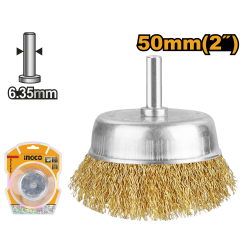 Проволочная щетка для дрели 50 мм INGCO WB30501 Проволочная щетка для дрели 50 мм INGCO WB30501